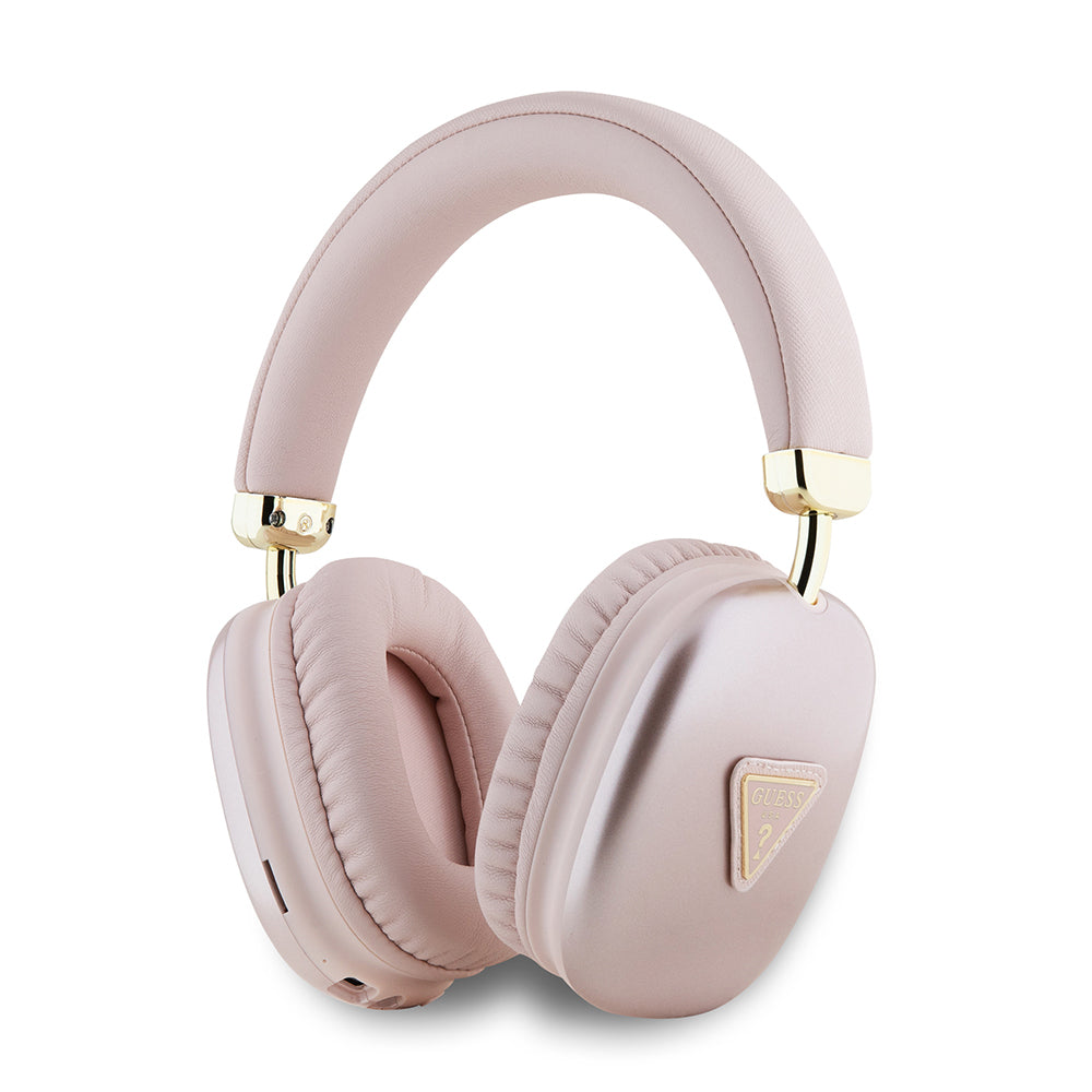 Guess Orjinal Lisanslı PU Üçgen Logolu Kulak Üstü Bluetooth Kulaklık Gold