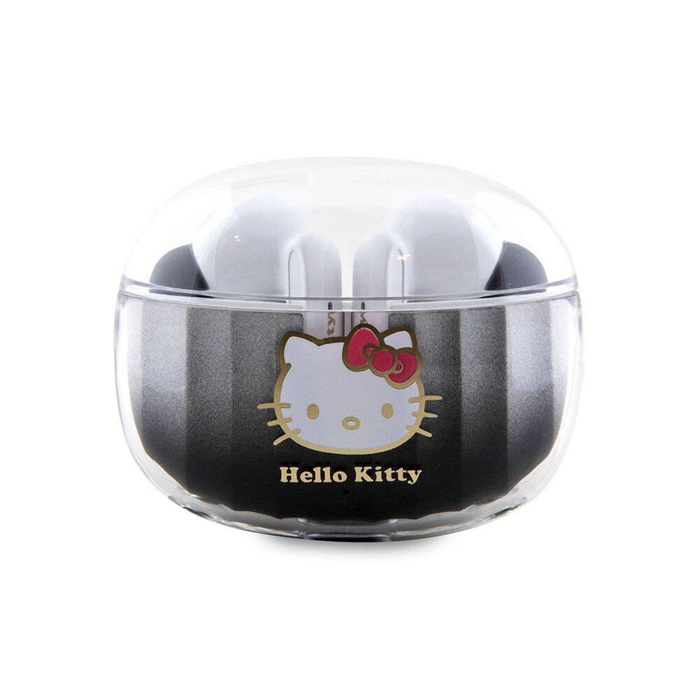 Hello Kitty Original Licensed Color Gradient Design Electroplating Logo TWS Bluetooth Earphones Blue