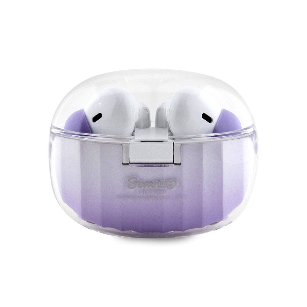 Hello Kitty Original Licensed Color Gradient Design Electroplating Logo TWS Bluetooth Earphones Blue