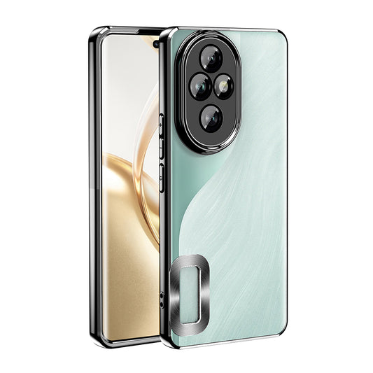 Honor 200 Pro Case Camera Protection Logo Showing Zore Omega Cover Black