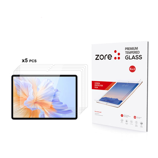 Honor Pad V9 Zore 5in1 Tablet Tempered Glass Screen Protector Transparent