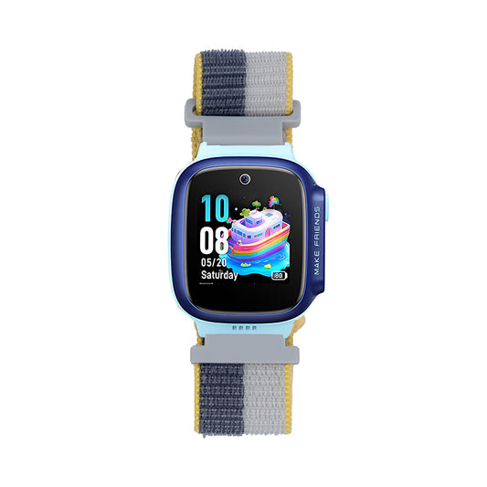 Huawei GT4 41mm Zore KRD-03 18mm Children's Mesh Strap Lilac-Gray