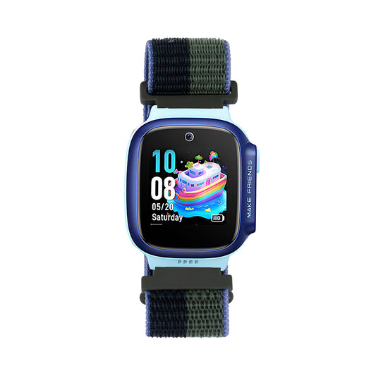 Huawei GT4 41mm Zore KRD-03 18mm Children's Mesh Strap Black-Green