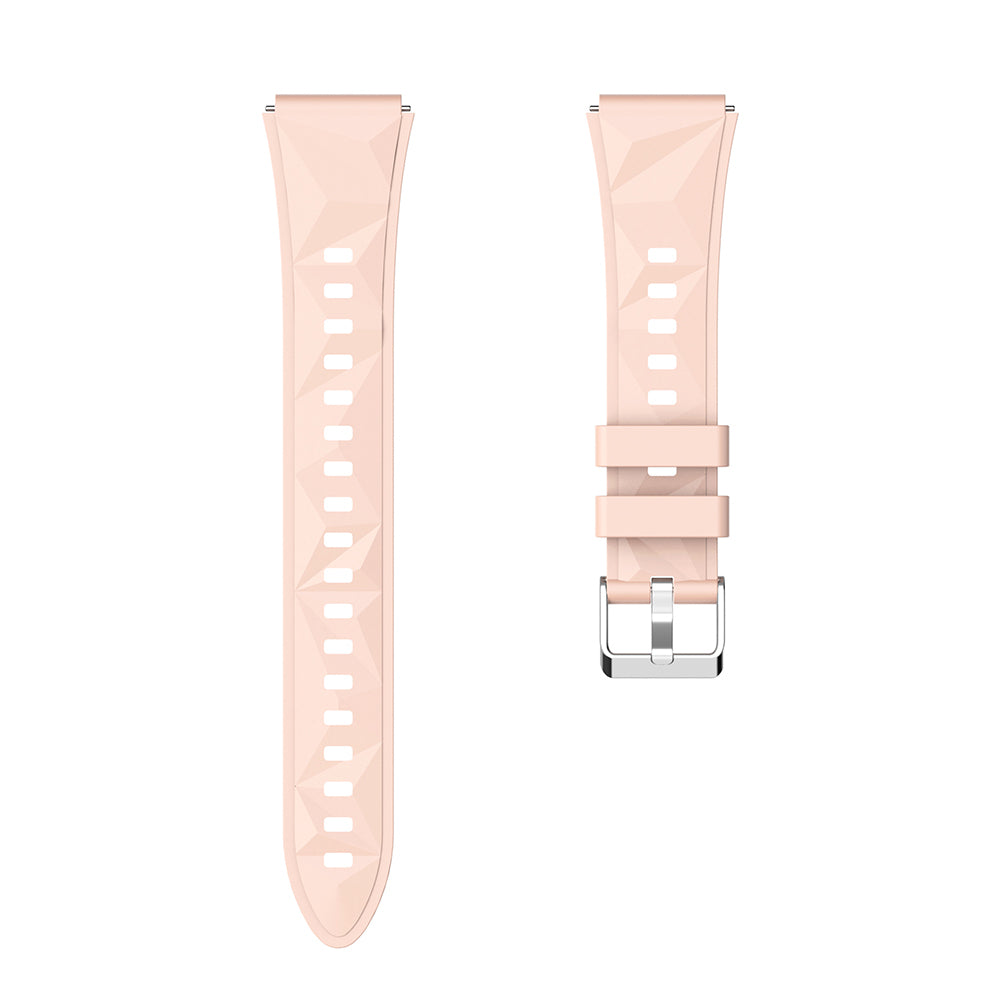 Huawei GT4 41mm Zore KRD-129 18mm Silicone Band Strap White