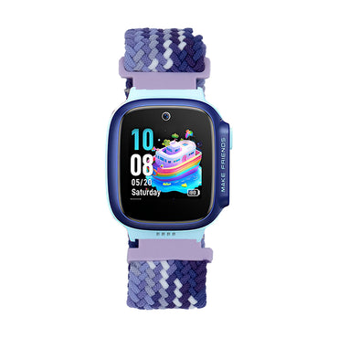 Huawei GT4 41mm Zore KRD-139 18mm Children's Knitted Strap Navy Blue