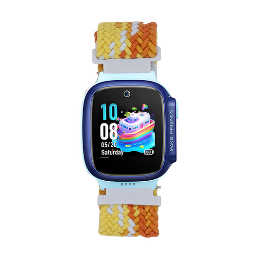 Huawei GT4 41mm Zore KRD-139 18mm Children's Braided Strap Yellow