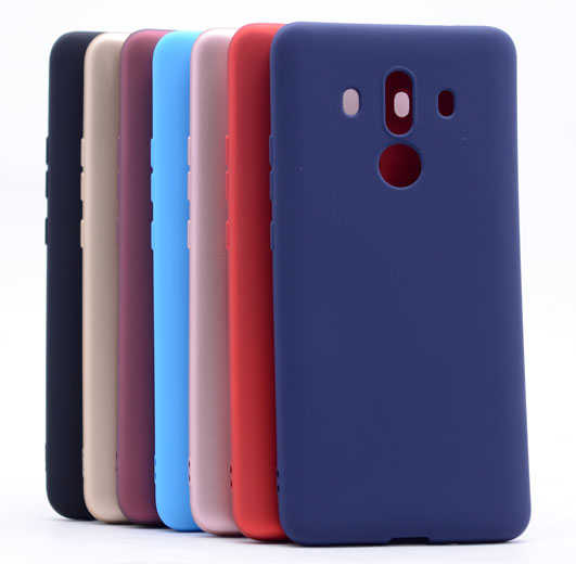Huawei Mate 10 Pro Case Zore Premier Silicone Cover Saks Blue