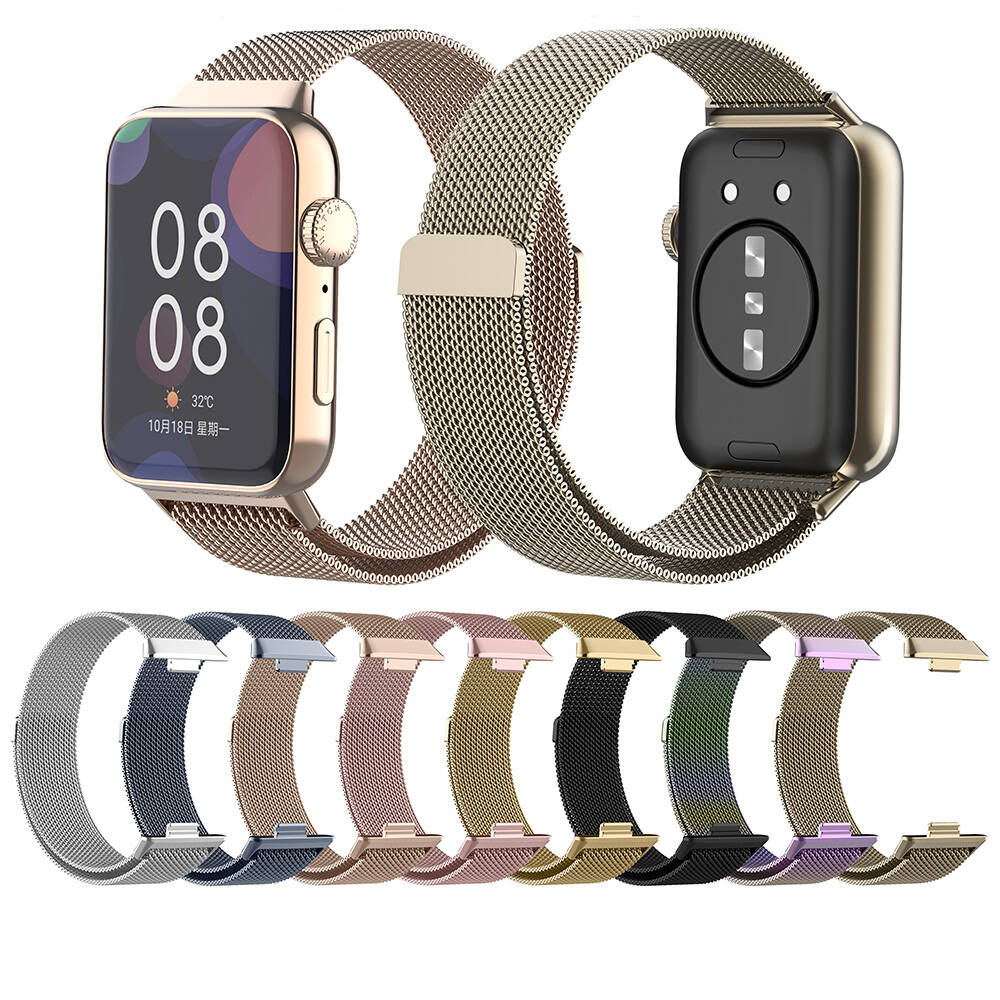 Huawei Watch Fit 3 Zore KRD-01 Metal Band Colorful