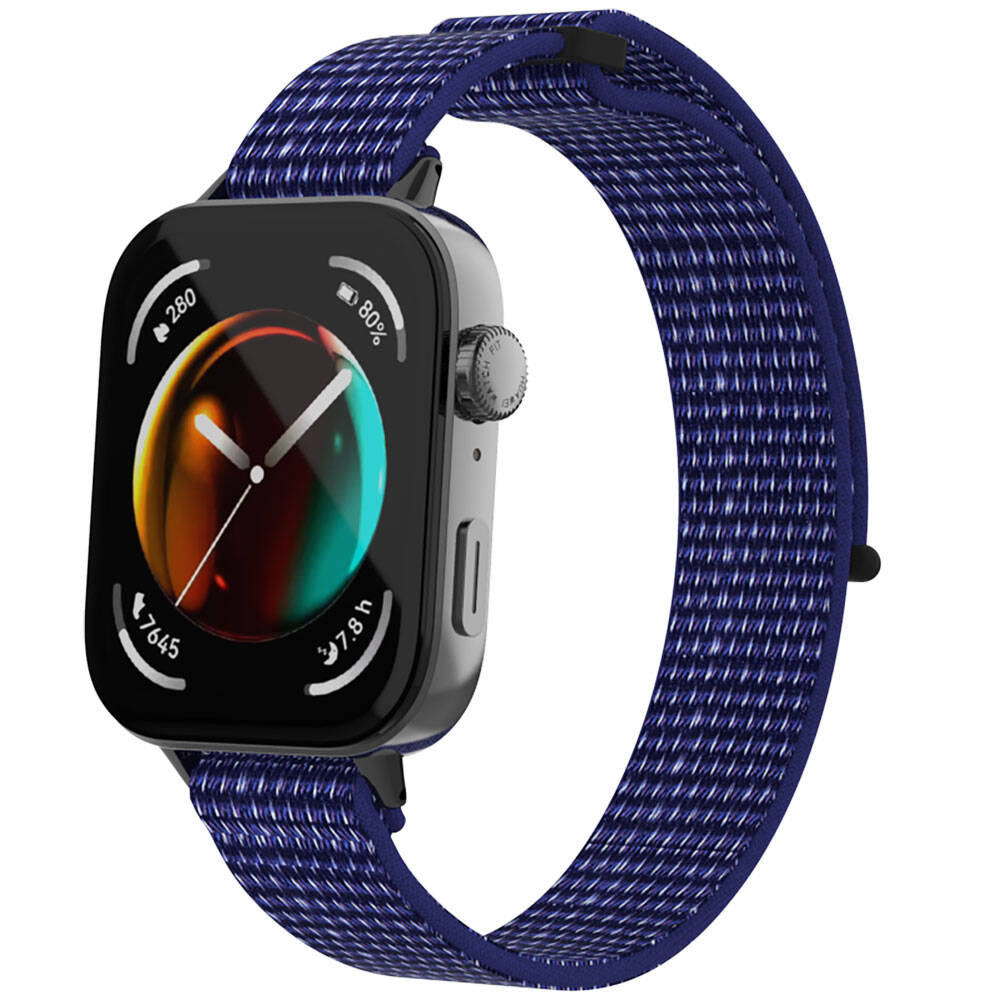 Huawei Watch Fit 3 Zore KRD-03 Mesh Strap Indigo