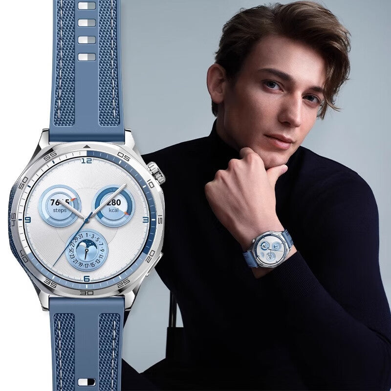 Huawei Watch GT 5 Zore KRD-128 Silicone Band Blue