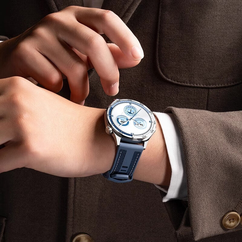 Huawei Watch GT 5 Zore KRD-128 Silicone Strap Blue Light