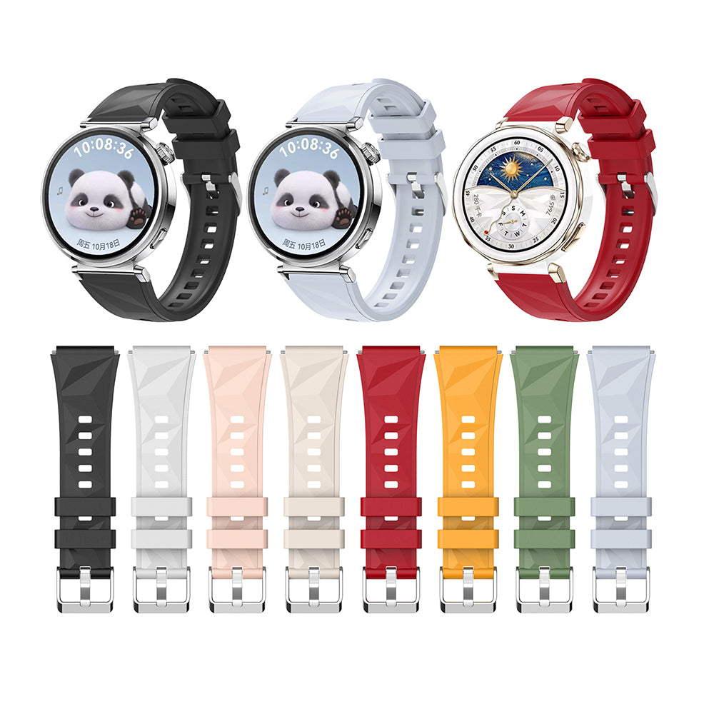 Huawei Watch GT5 41mm Zore KRD-129 Silicone Band Strap Ice Blue