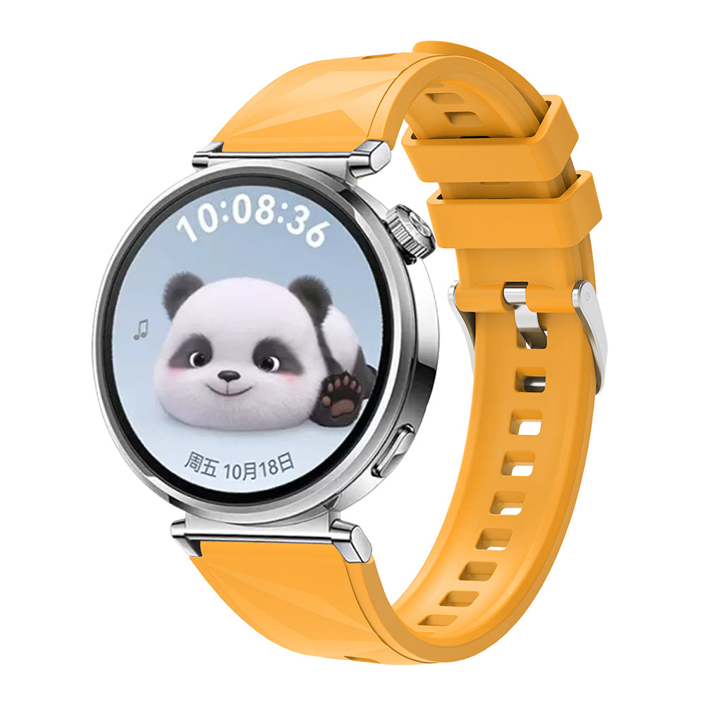 Huawei Watch GT5 41mm Zore KRD-129 Silicone Band Strap Yellow