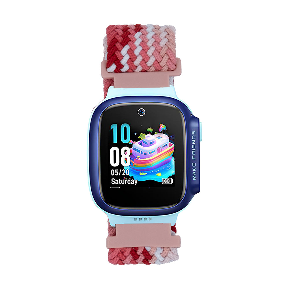 Huawei Watch GT5 41mm Zore KRD-139 18mm Children's Knitted Strap Red-Pink