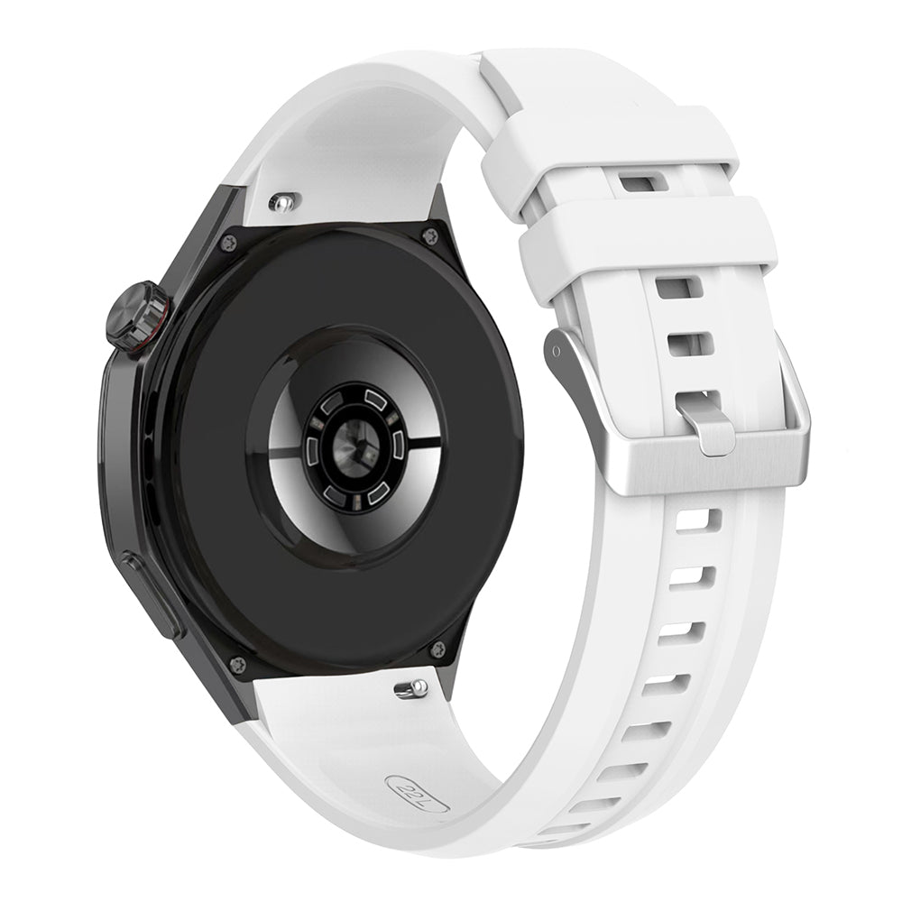 Huawei Watch GT5 Pro 46mm Zore KRD-130 Silicone Band Strap White