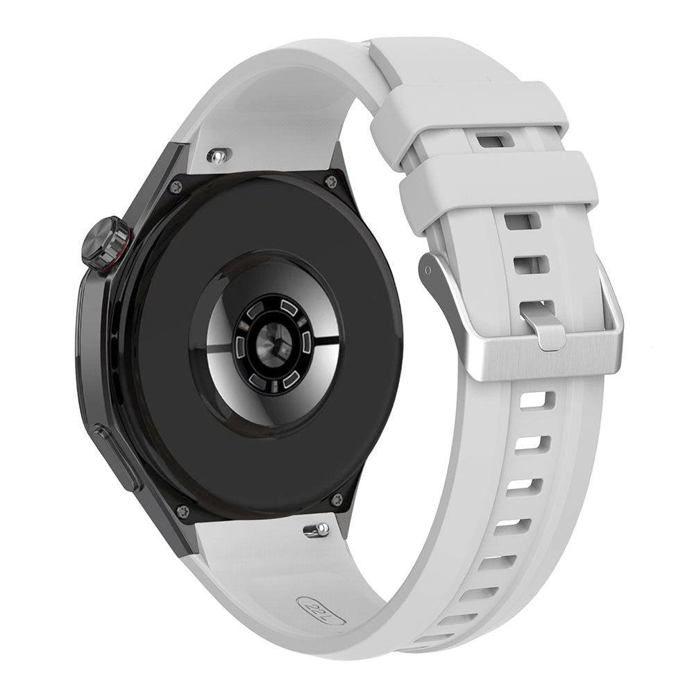 Huawei Watch GT5 Pro 46mm Zore KRD-130 Silicone Band Strap White