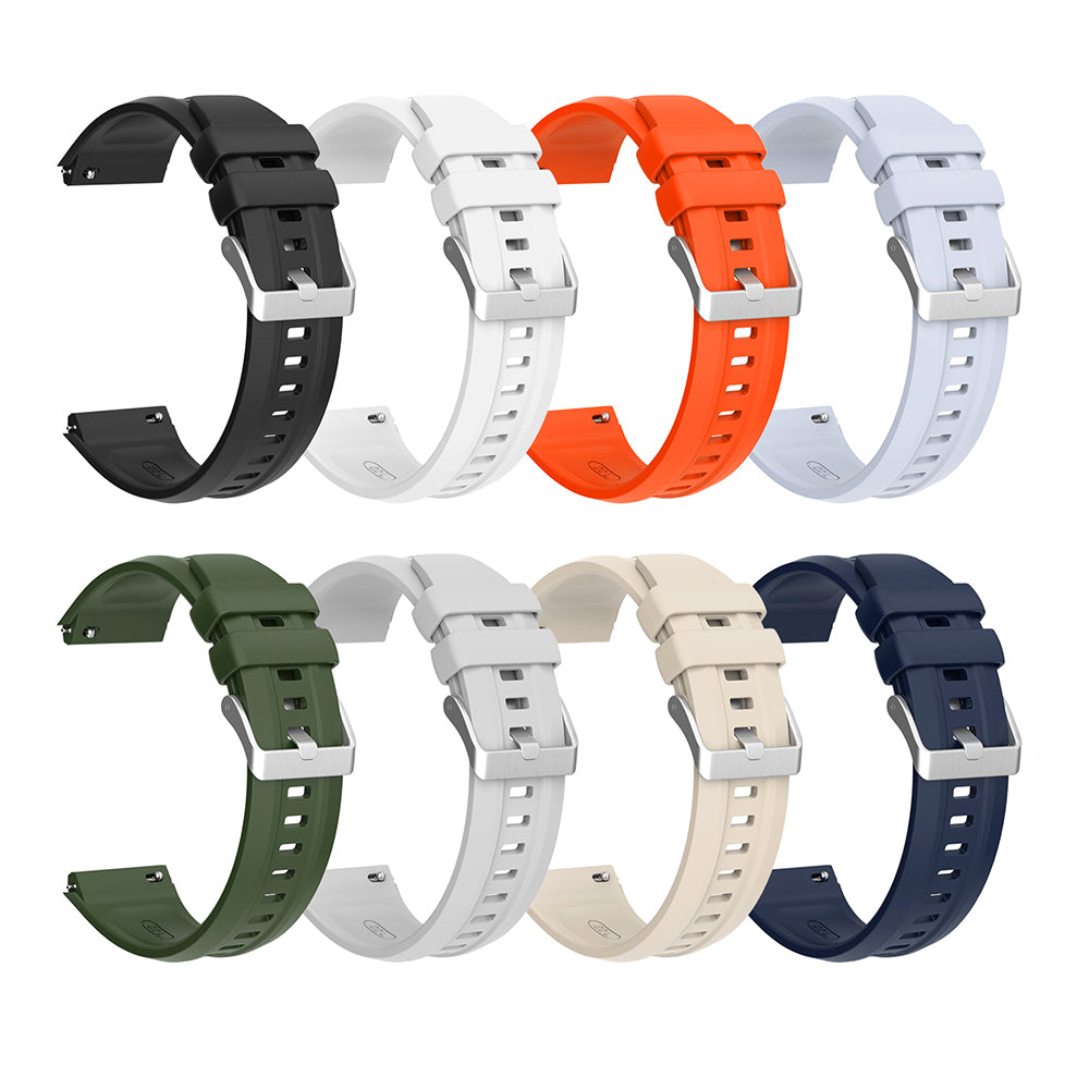 Huawei Watch GT5 Pro 46mm Zore KRD-130 Silicone Band Strap Starlight