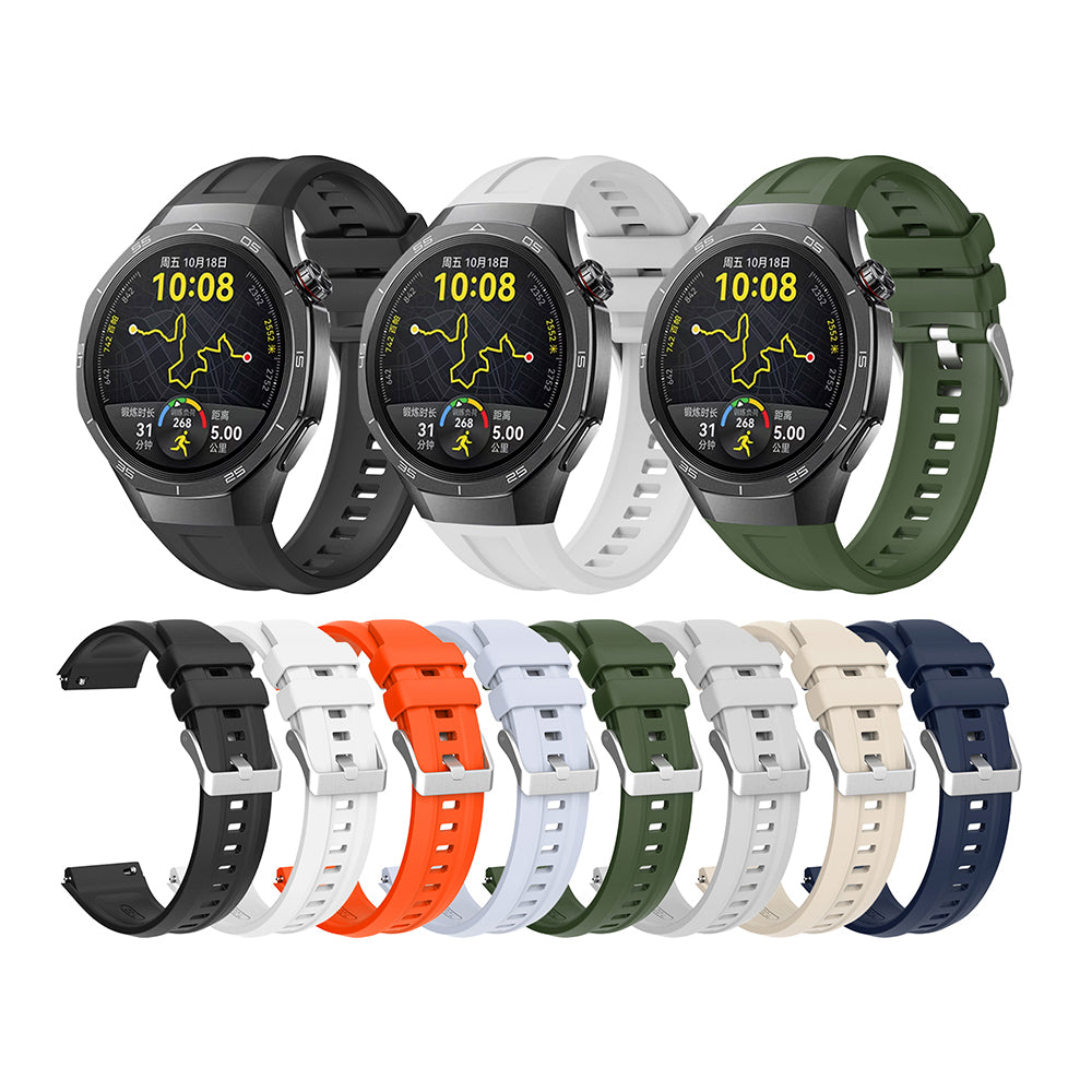 Huawei Watch GT5 Pro 46mm Zore KRD-130 Silicone Band Strap Ice Blue