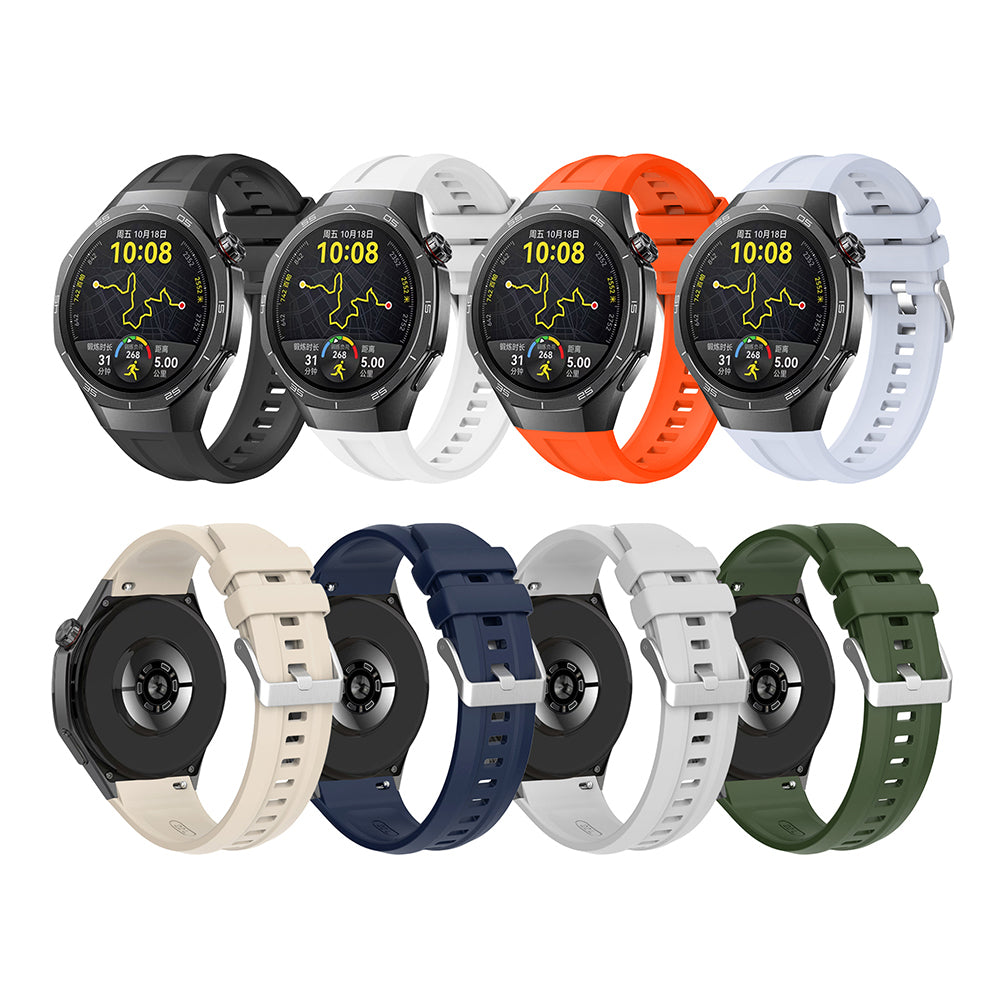 Huawei Watch GT5 Pro 46mm Zore KRD-130 Silicone Band Strap Ice Blue