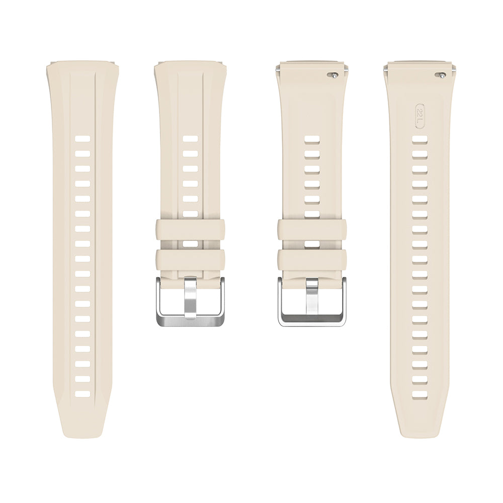 Huawei Watch GT5 Pro 46mm Zore KRD-130 Silicone Band Strap White