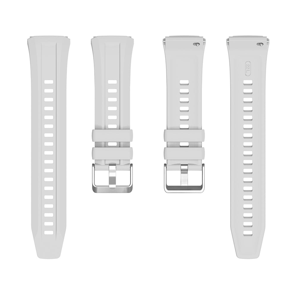Huawei Watch GT5 Pro 46mm Zore KRD-130 Silicone Band Strap White