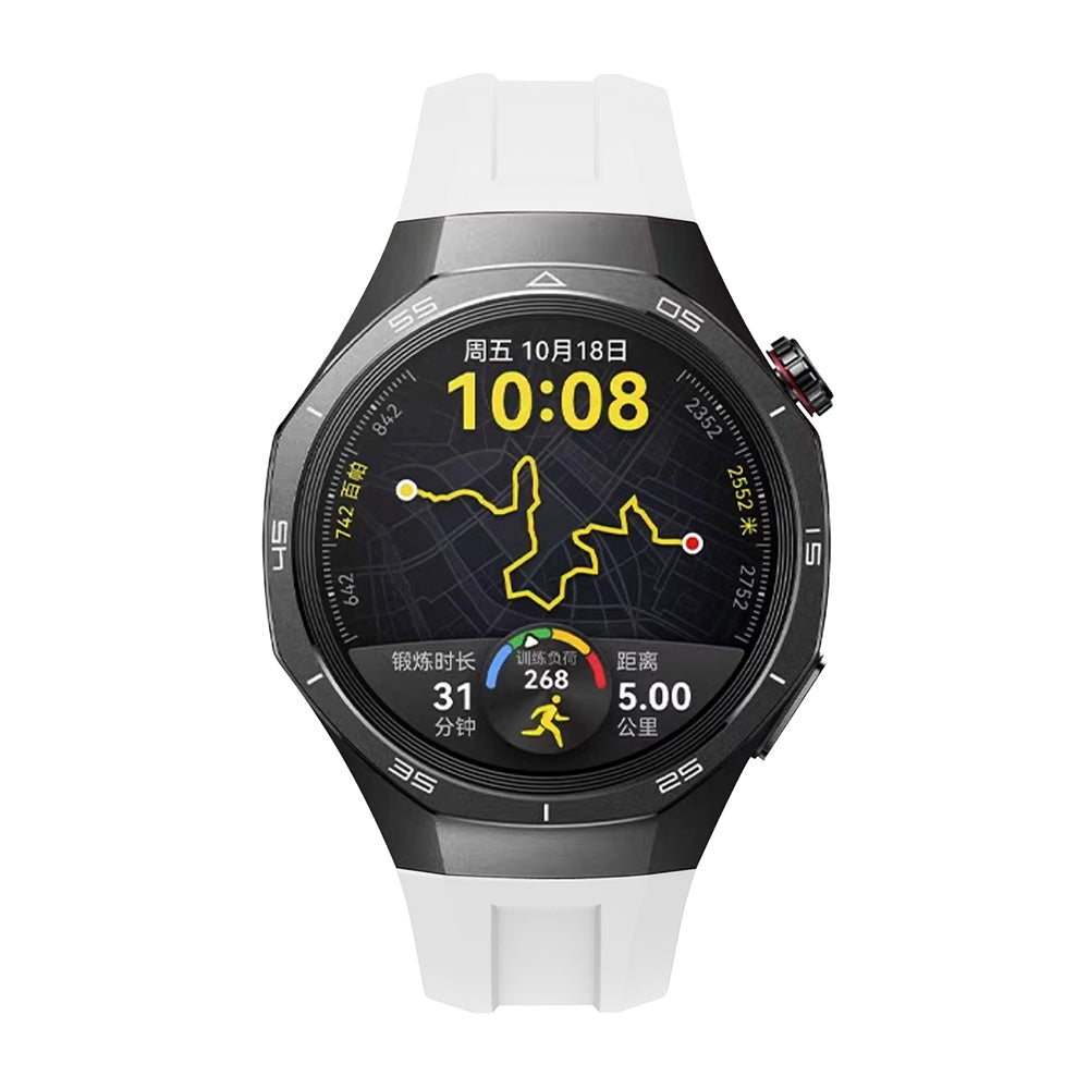 Huawei Watch GT5 Pro 46mm Zore KRD-130 Silicone Band Strap White