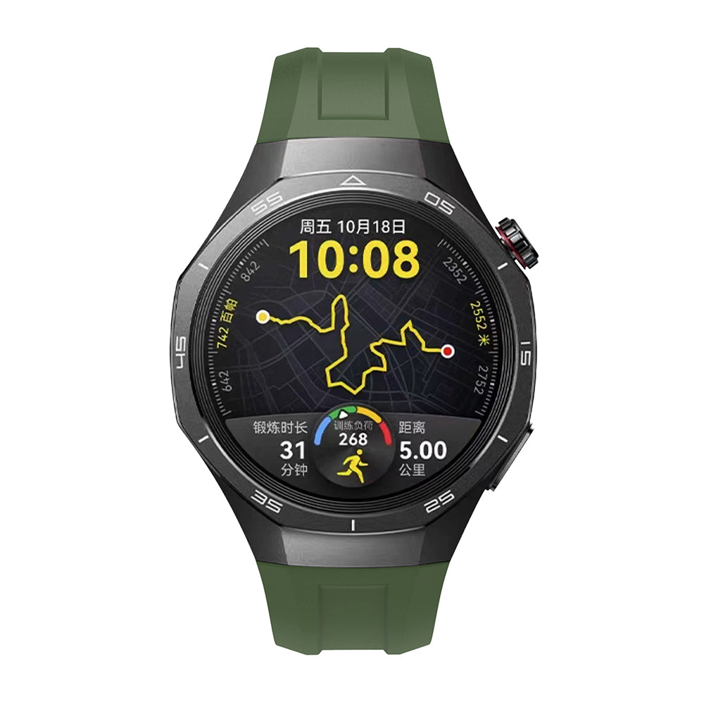 Huawei Watch GT5 Pro 46mm Zore KRD-130 Silicone Band Strap Gray