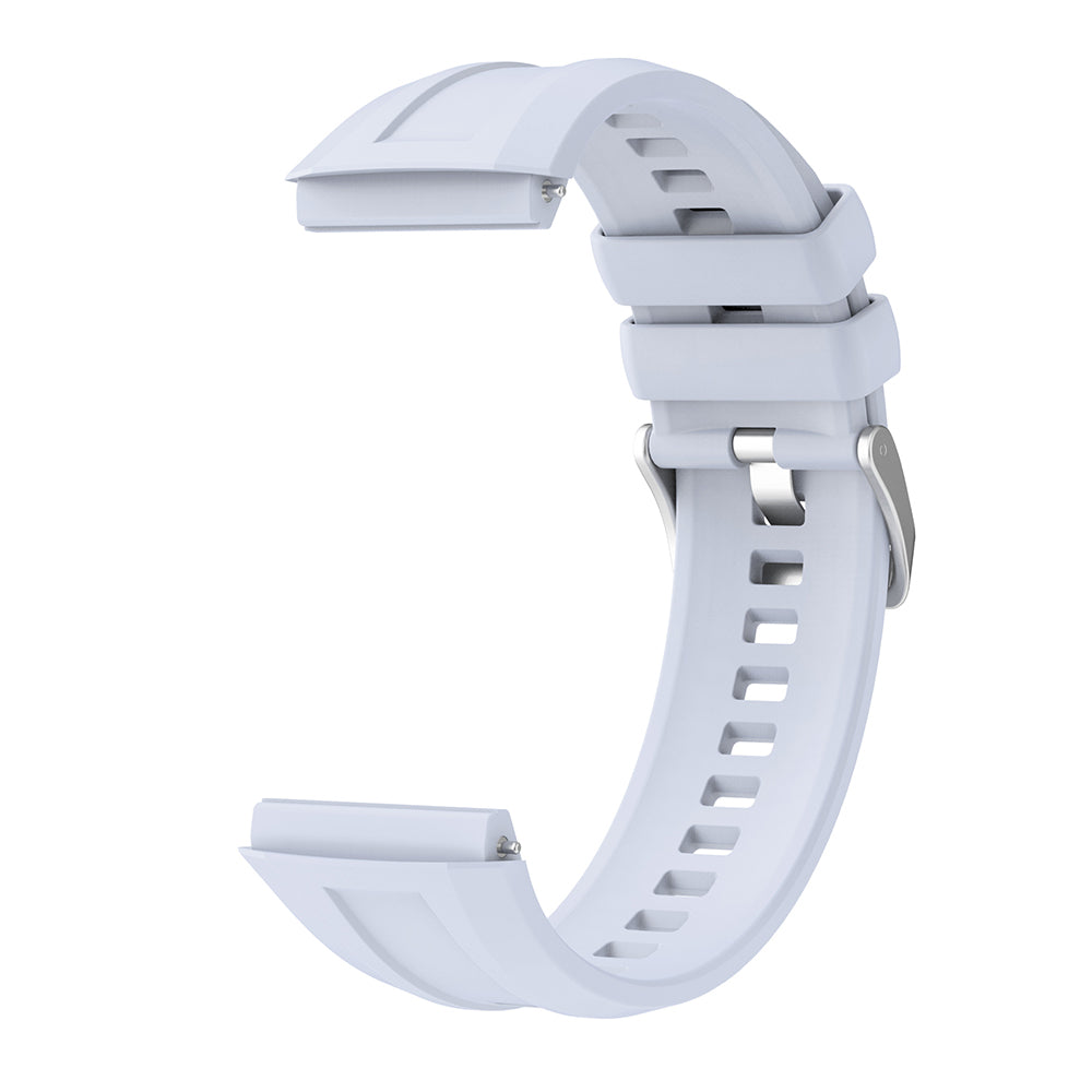 Huawei Watch GT5 Pro 46mm Zore KRD-130 Silicone Band Strap White