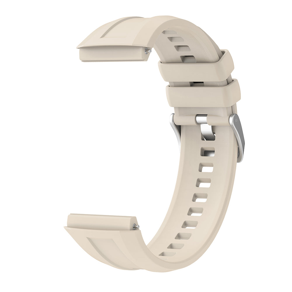 Huawei Watch GT5 Pro 46mm Zore KRD-130 Silicone Band Strap White