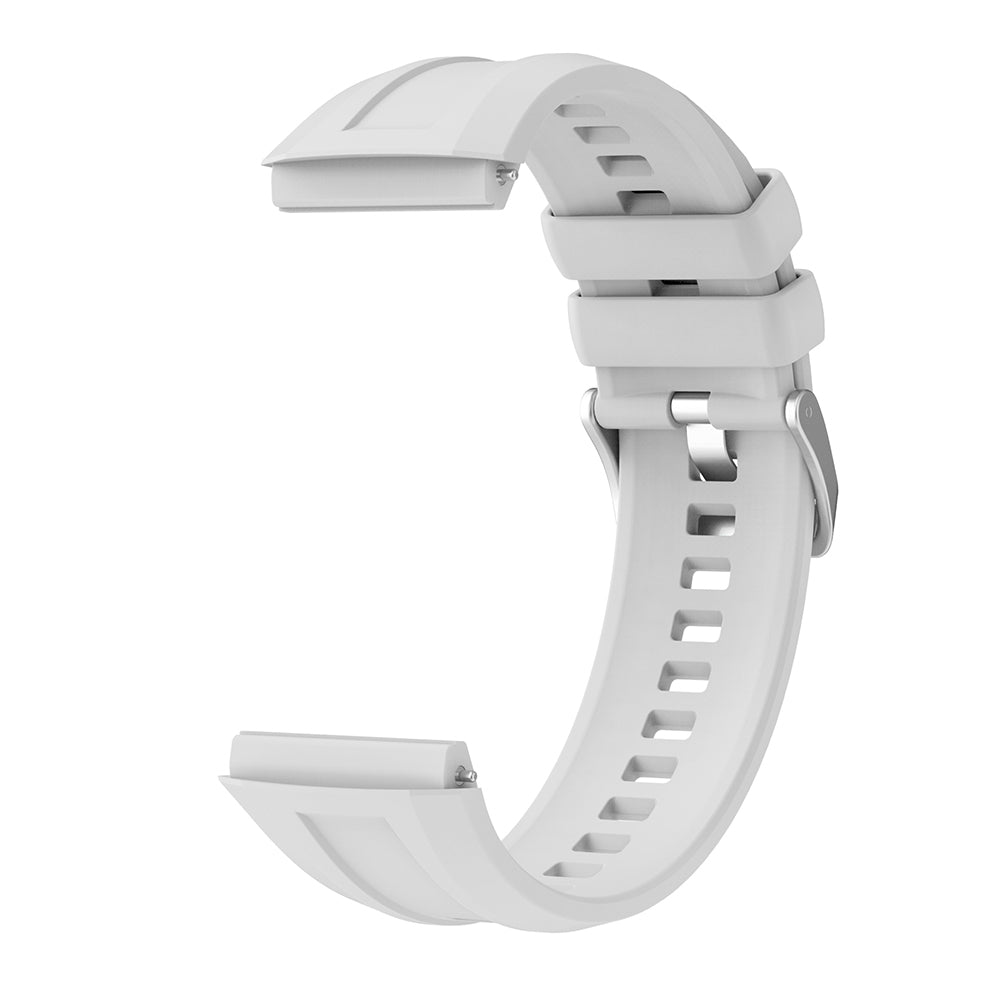Huawei Watch GT5 Pro 46mm Zore KRD-130 Silicone Band Strap Gray