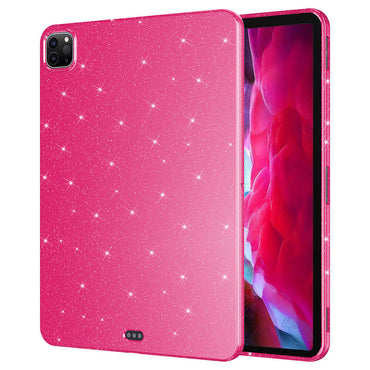iPad Pro 11 2020 (2nd Generation) Glittery Shiny Look Zore Tablet Cotton Case Pink
