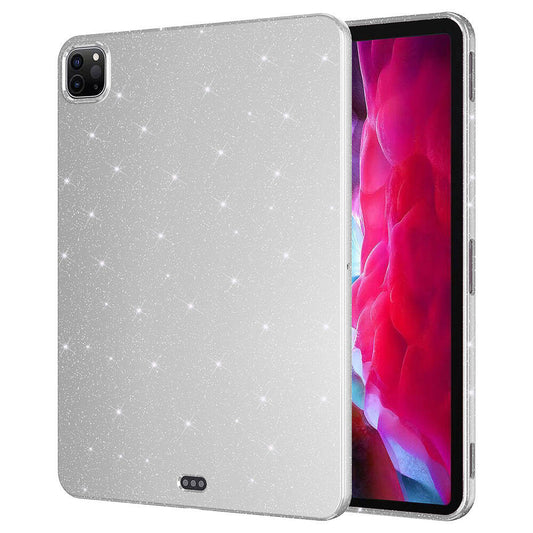 iPad Pro 11 2022 M2 Glittery Shiny Look Zore Tablet Cotton Case Silver