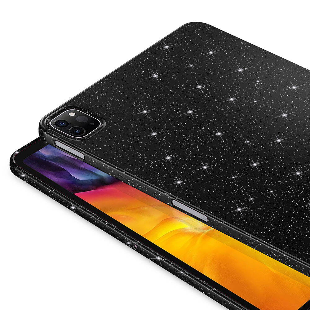 iPad Pro 11 2022 M2 Simli Parlak Görünümlü Zore Tablet Koton Kılıf Lila