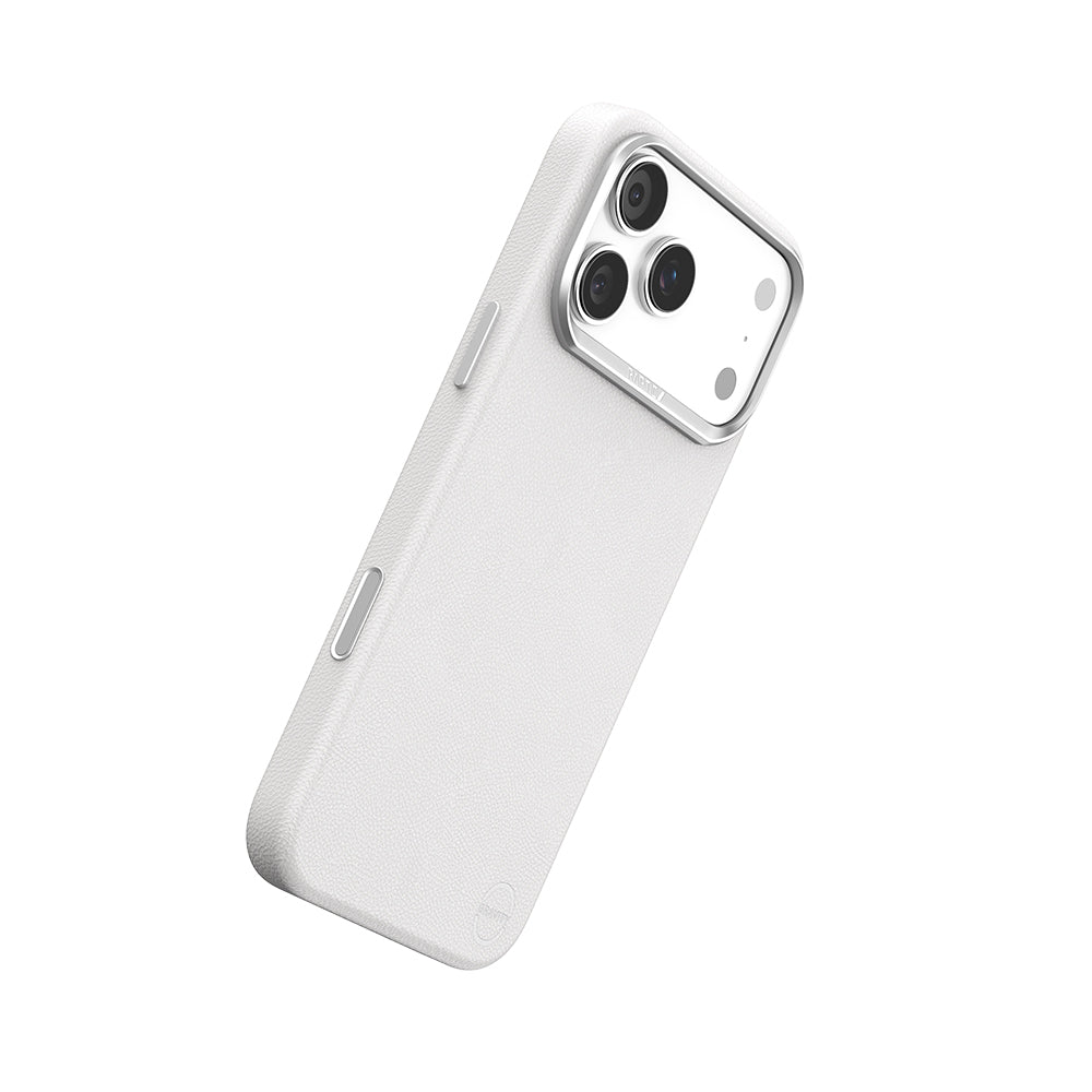 iPhone 17 Pro Case M-Safe Charging Polymeric Leather Raptic Urban Nano Cover White