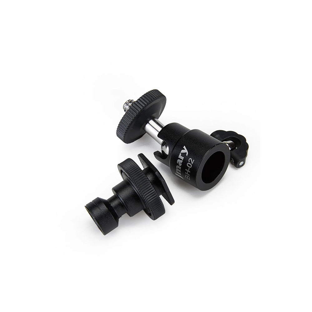 Jmary BH-02 Telefon Kamera ve Aksiyon Kameraları İçin Sabitleme Aparatı Siyah