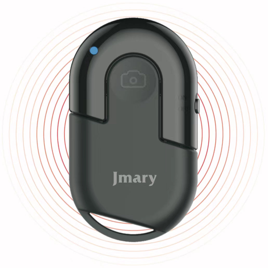Jmary BT-03 Android ve iOS Uyumlu Bluetoothlu Fotoğraf Çekim Kumandası Siyah