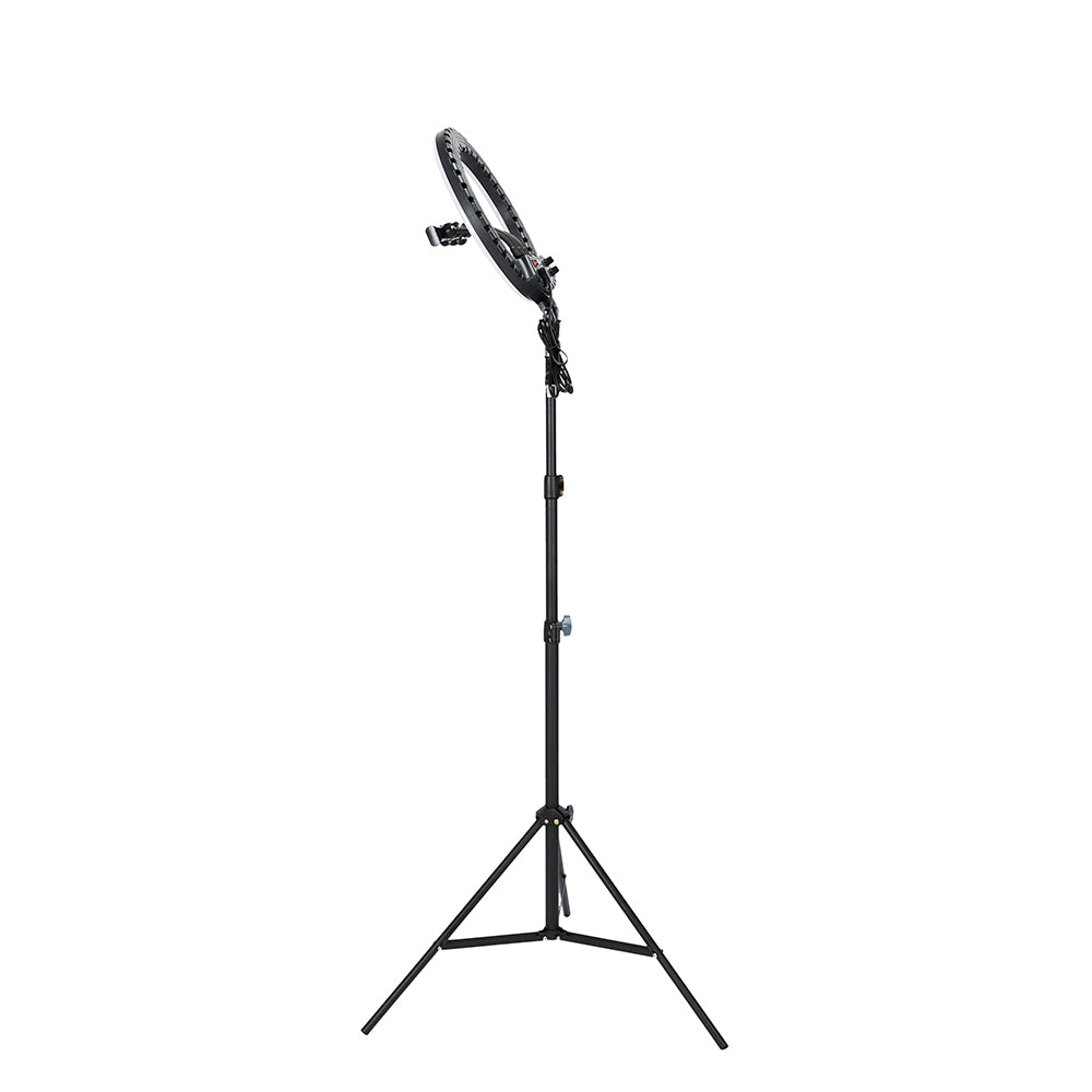 Jmary FM-14R Kumandalı 34cm Işıklı Telefon Tutucu Ring Light Siyah