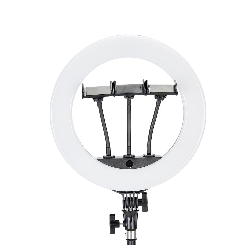 Jmary FM-14R Kumandalı 34cm Işıklı Telefon Tutucu Ring Light Siyah
