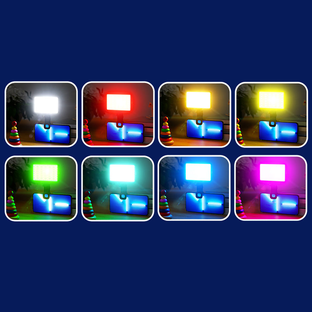 Jmary FM-150RGB RGB Led Telefon-Kamera Üstü Aydınlatma Işığı Siyah