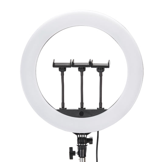 Jmary FM-18R Uzaktan Kumandalı 43cm Işıklı Telefon Tutucu Ring Light Siyah