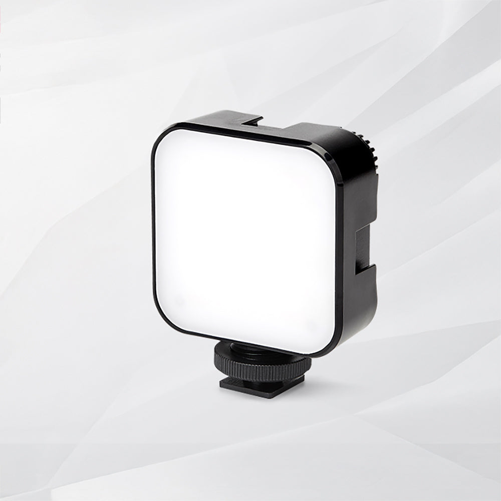 Jmary FM-48R Mini Fill Light Telefon-Kamera Üstü Pilli Aydınlatma Işığı Siyah