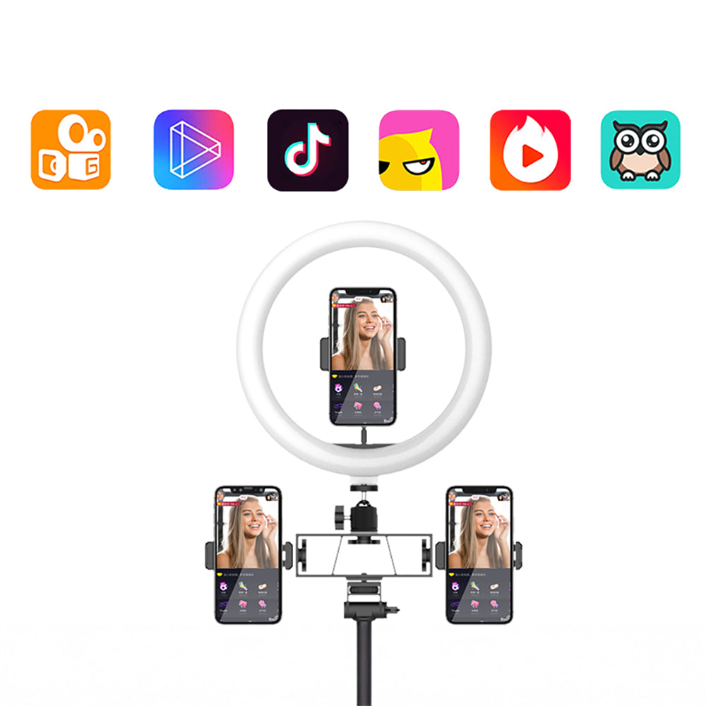 Jmary FM-536A Bluetooth Kumandalı Tripod Telefon Tutucu Ring Light Siyah