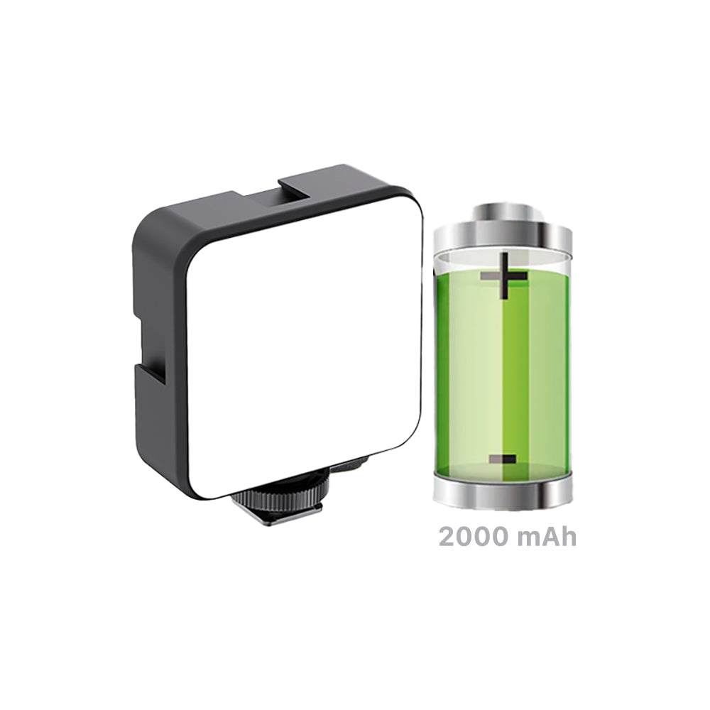 Jmary FM-59R Telefon-Kamera Üstü Pilli Aydınlatma Işığı Siyah