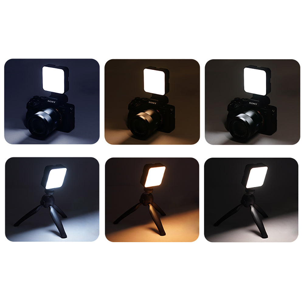 Jmary FM-59R Telefon-Kamera Üstü Pilli Aydınlatma Işığı Siyah