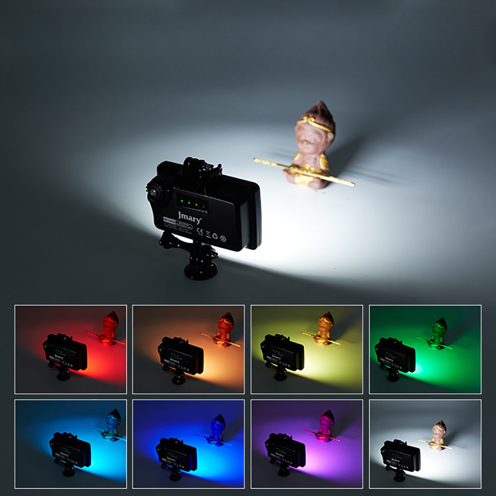 Jmary FM-72RGB IPX8 Sertifikalı RGB Su Altı Kamera Işığı Siyah