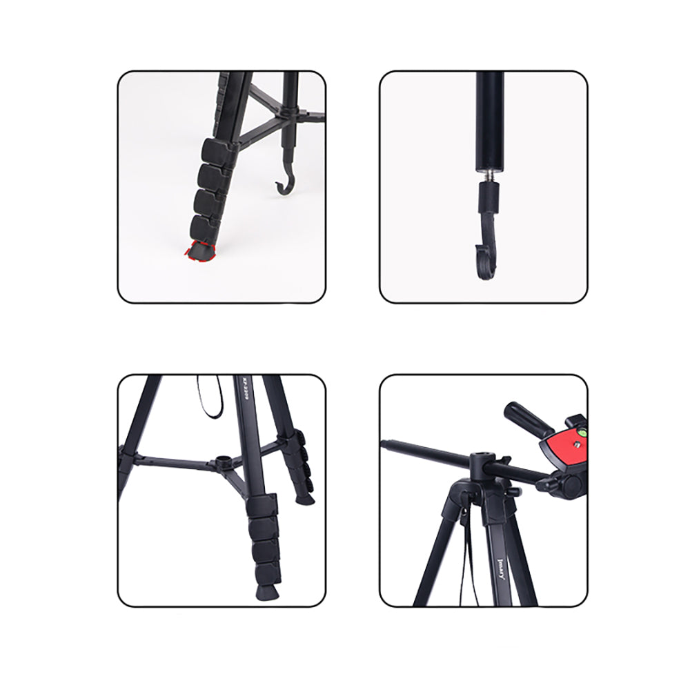 Jmary KP-2209 360 Derece Dönebilen Başlıklı Tripod Siyah