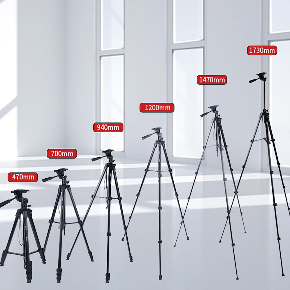 Jmary KP-2209 360 Derece Dönebilen Başlıklı Tripod Siyah