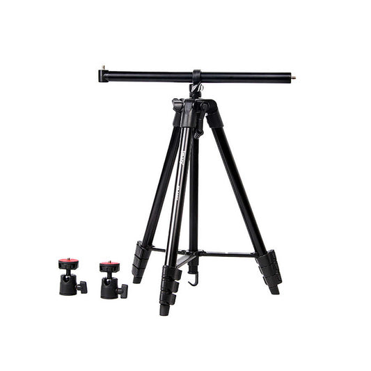 Jmary KP2207 Tripod 4 Farklı Yükseklik Ayarı 133 cm 360 Derece Dönebilen Başlık Siyah