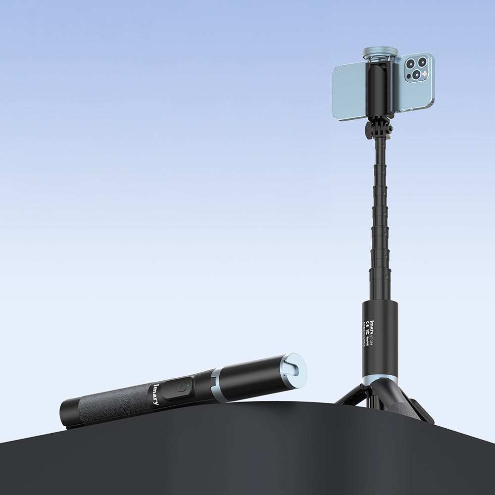 Jmary KT-259 360 Derece Dönebilen Kablosuz Kumandalı Tripod ve Selfie Çubuğu Siyah