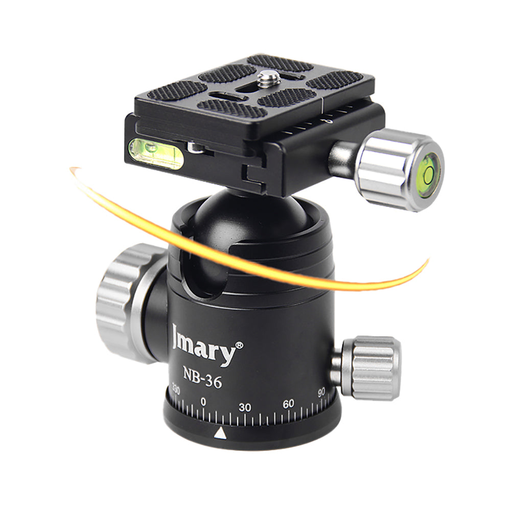 Jmary KT255+NB36 360 Derece Dönebilen Değiştirilebilir Başlıklı Tripod Siyah